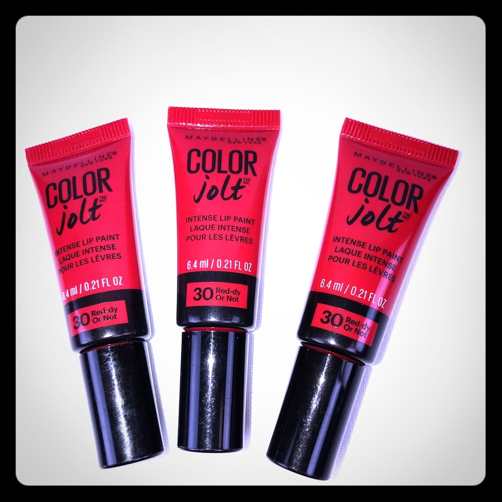 Maybelline Color Jolt - Red-dy or Not - SET of 3